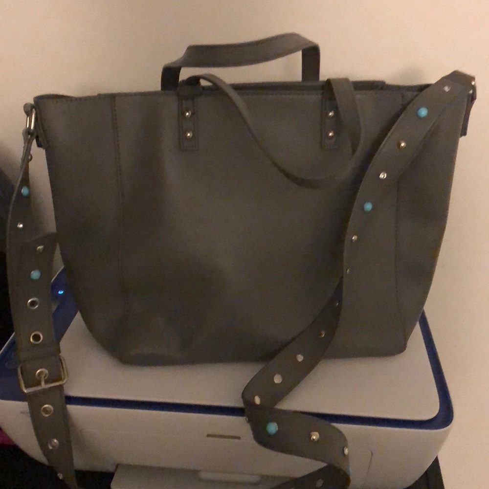 Gray 9 west purse